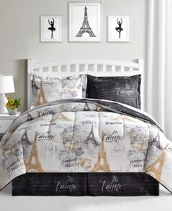 Paris Gold 8-Pc. Reversible Comforter Sets Bedding