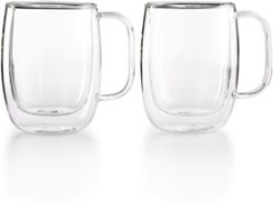 Zwilling J.a. Henckels Sorrento Double Wall Coffee Mugs, Set of 2