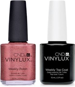 Creative Nail Design Vinylux Untitled Bronze Nail Polish & Top Coat (Two Items), 0.5-oz, from Purebeauty Salon & Spa