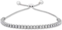 Diamond Bolo Bracelet (3/4 ct. t.w.) in 14k White Gold (Also available in 14k Gold or Rose Gold)