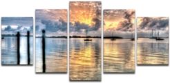 'Calm Waters' 5-Pc. Canvas Art Print Set