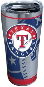 Texas Rangers 20oz. Genuine Stainless Steel Tumbler