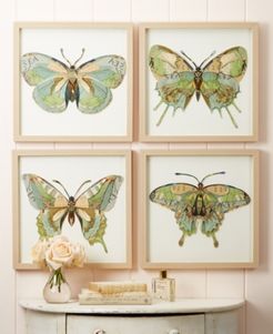 Butterfly Wall Art, Set of 4
