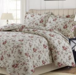 Dollhouse Floral Heavyweight Cotton Flannel Oversized Queen Duvet Set Bedding