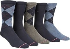 5-Pk. Argyle Crew Socks