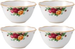 Old Country Roses Set/4 Bowl