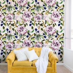 Marta Barragan Camarasa Pattern Floral Boho 8'x8' Wall Mural