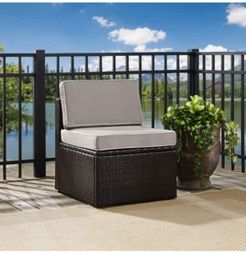 Palm Harbor Outdoor Wicker Corner Chair With Cushions