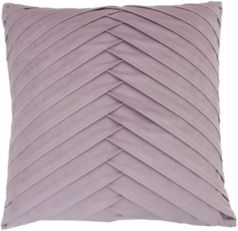 James Pleated Velvet Pillow, 20" x 20"