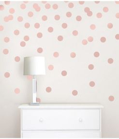 Rose Gold Confetti Dots Set Of 128