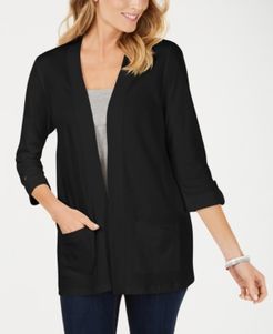 Petite Cotton Cozy Cardigan, Created for Macy's