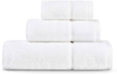 Modern Lux 100% Cotton 3-Pc. Towel Set Bedding