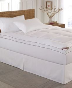 Home Gallery 100% Cotton-Top 2 Inch Gusseted Twin Mattress Pad