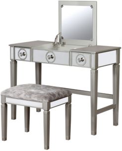 Madison Vanity Set with Bench and Mirror