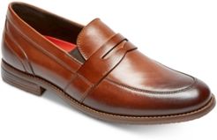 Double Gore Penny Loafers Men's Shoes