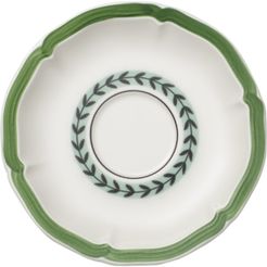 French Garden Green Lines Espresso Cup Saucer