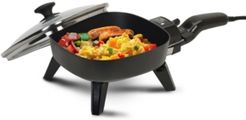 Elite Cuisine 7" Electric Skillet with Glass Lid