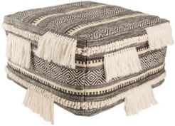 Nikki Chu By Jaipur Living Bahri Dark Gray/Ivory Tribal Dimensions Measures