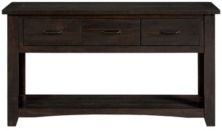 Rustic Collection Sofa - Console Table, Espresso