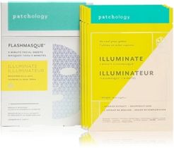 FlashMasque 5 Minute Facial Sheets Set - Illuminate