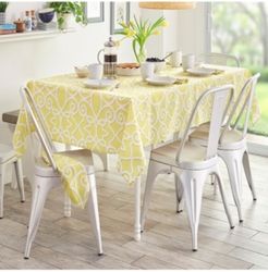 Chase Geometric Stain Resistant Indoor Outdoor 52"X70" Tablecloth