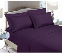 6-Piece Luxury Soft Solid Bed Sheet Set Full Bedding