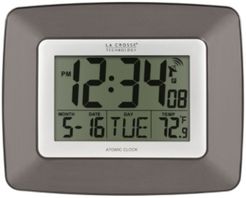 Atomic Digital Wall Clock with Temperature