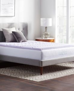 Dream Collection by Lucid 5-Zone Lavender Memory Foam Mattress Topper, Full