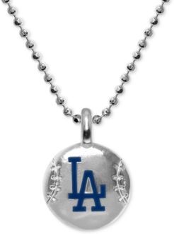 Los Angeles Dodgers 16" Pendant Necklace in Sterling Silver