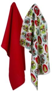 Assorted X-mas Kitty Dishtowel Set