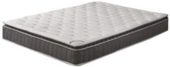Medium Firm Foam Encased Pillow Top Pocketed Coil Innerspring Mattress, Twin