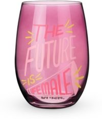 The Future is Female Stemless Wine Glass