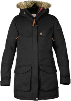 Nuuk Faux-Fur-Trim Hooded Parka Coat