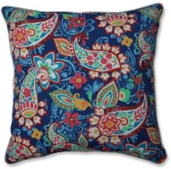 Paisley Party 25" Outdoor Floor Pillow