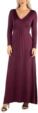 Semi Formal Long Sleeve Maxi Dress