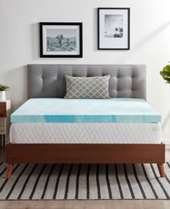 Dream Collection by Lucid 3" Gel Swirl Memory Foam Mattress Topper, Full