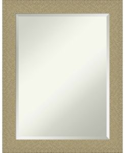 Mosaic Gold-tone Framed Bathroom Vanity Wall Mirror, 22.25" x 28.25"