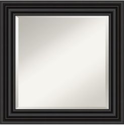Colonial Framed Bathroom Vanity Wall Mirror, 25.75" x 25.75"