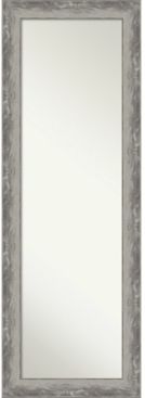 Waveline Silver-tone on The Door Full Length Mirror, 18.38" x 52.38"