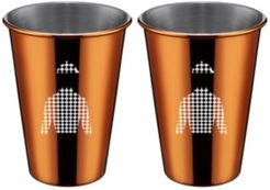 by Cambridge Copper Jockey Shirt Cups - Set of 2