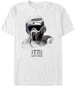 Jedi Fallen Order Scout Trooper Mask Sketch T-shirt