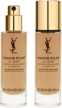 Touche Eclat Natural Radiant Liquid Foundation with Spf 22, 1 oz.