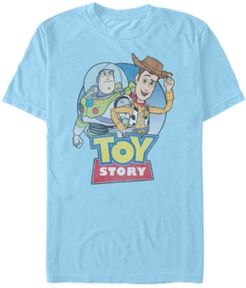 Pixar Men's Toy Story Buzz Woody Buddies, Short Sleeve T-Shirt