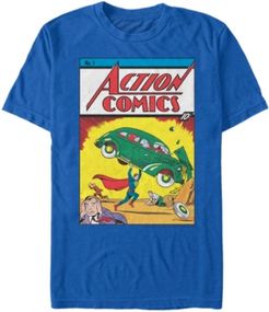 Dc Men's Superman Action Comics Number One Cover Short Sleeve T-Shirt