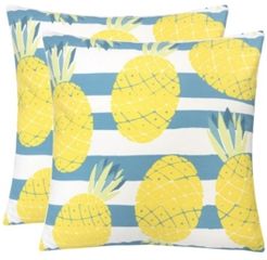 Outdoor Pillow, Pineapple - Set of 2