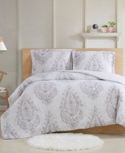 Paisley Blossom Full/Queen 3-Piece Comforter Set Bedding