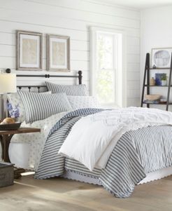 Willow Way Ticking Stripe Full/Queen Quilt Set Bedding