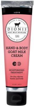 Hand Body Goat Milk Cream, Love, 3.3 oz