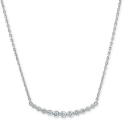 Lab-Created Diamond 16" Statement Necklace (3/4 ct. t.w.) in Sterling Silver