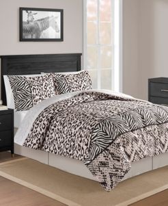 Safari Blush 8-Pc. California King Comforter Set Bedding